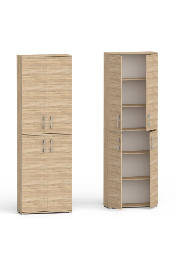 Szafa biurowa Pola 215 - 4D 60cm Dąb Sonoma